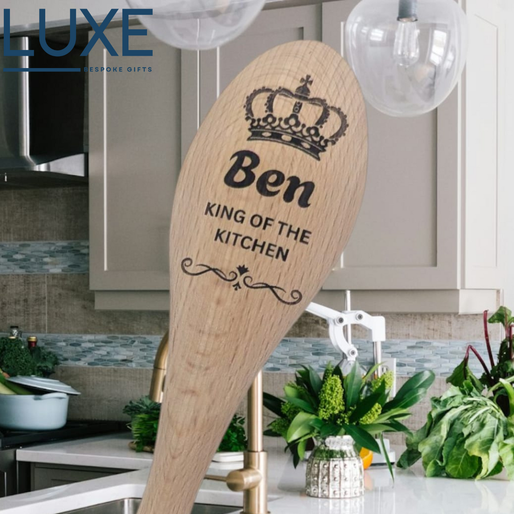 Personalised King Of The Kitchen - Wooden Spoon